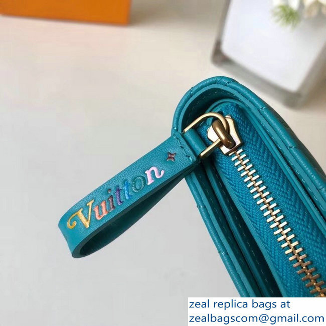 Louis Vuitton New Wave Zipped Compact Wallet Malibu Green 2018