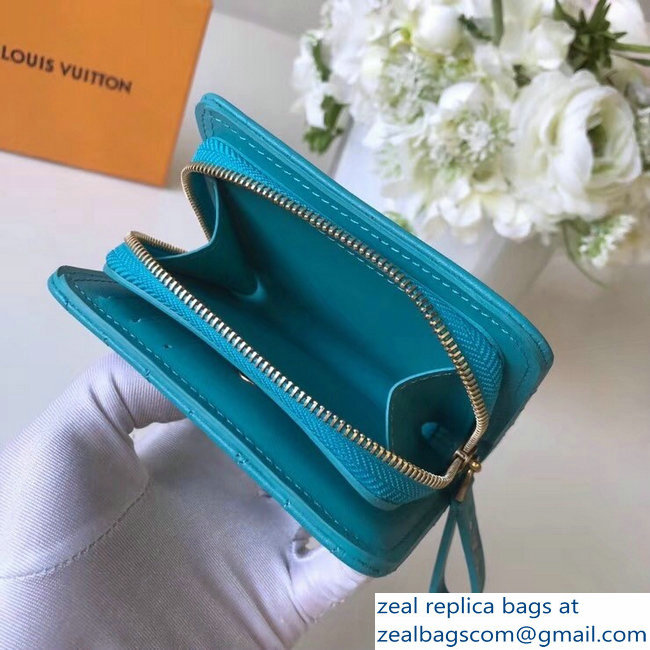 Louis Vuitton New Wave Zipped Compact Wallet Malibu Green 2018