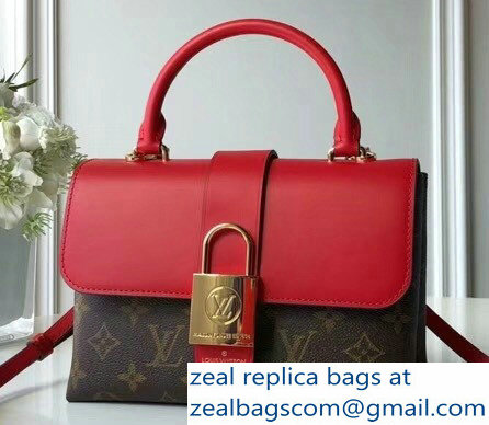 Louis Vuitton One Handle Flap PM Bag M43129 Red 2018 - Click Image to Close