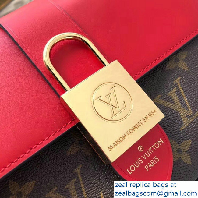 Louis Vuitton One Handle Flap PM Bag M43129 Red 2018 - Click Image to Close