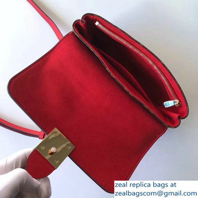 Louis Vuitton One Handle Flap PM Bag M43129 Red 2018