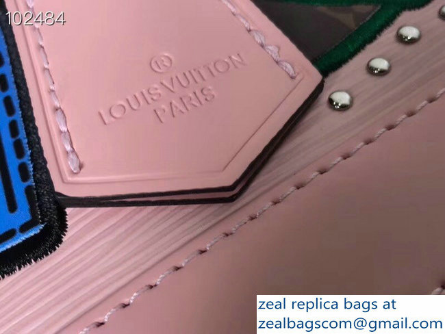 Louis Vuitton Patches Stickers Epi Alma BB Bag M52481 Pink 2018