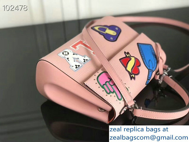 Louis Vuitton Patches Stickers Epi Cluny BB Bag M52484 Pink 2018