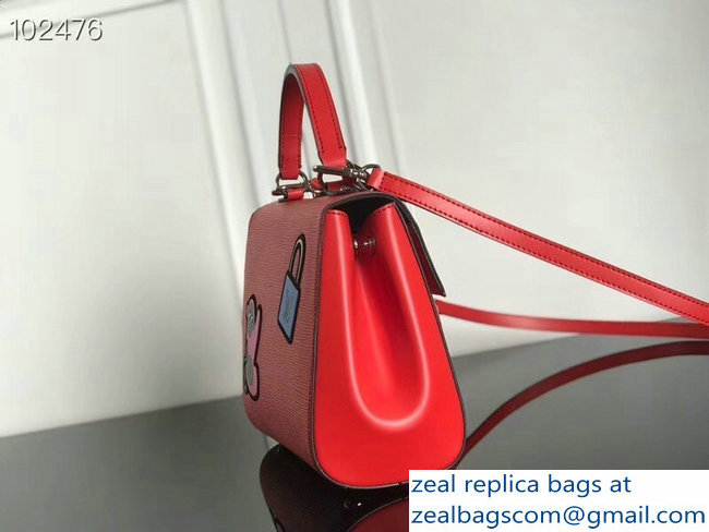 Louis Vuitton Patches Stickers Epi Cluny BB Bag M52484 Red 2018 - Click Image to Close