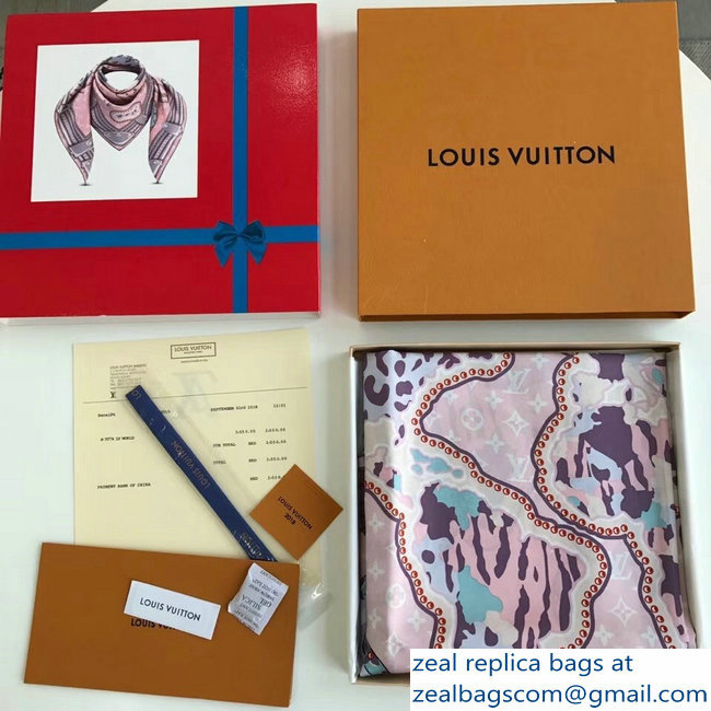 Louis Vuitton Square Silk Scarf 02 2018
