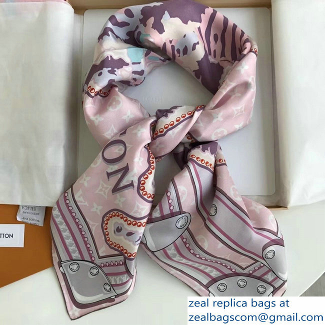 Louis Vuitton Square Silk Scarf 02 2018 - Click Image to Close