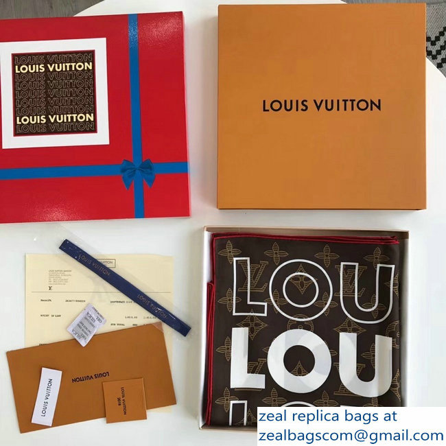 Louis Vuitton Square Silk Scarf 04 2018