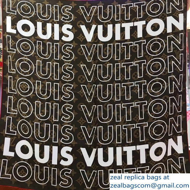 Louis Vuitton Square Silk Scarf 04 2018 - Click Image to Close