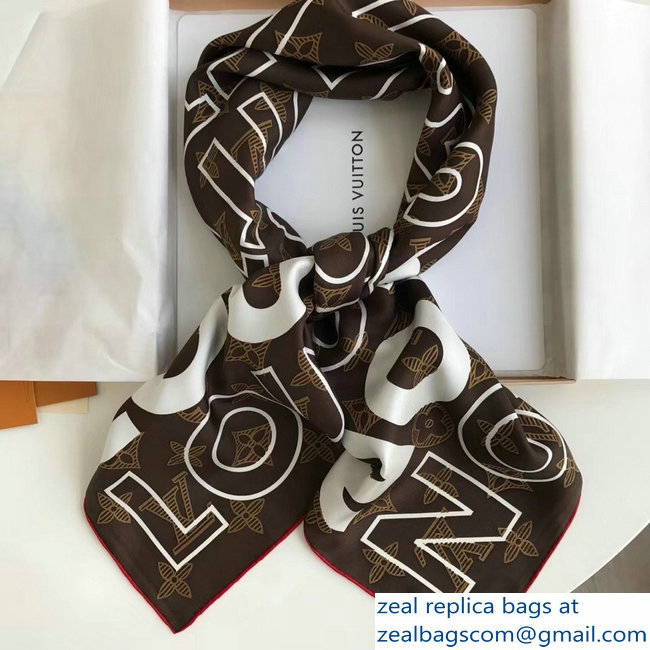 Louis Vuitton Square Silk Scarf 04 2018 - Click Image to Close