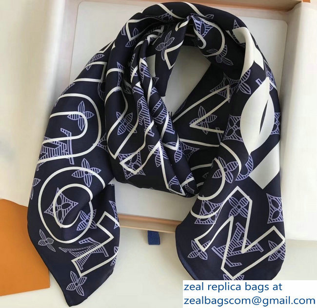 Louis Vuitton Square Silk Scarf 05 2018 - Click Image to Close