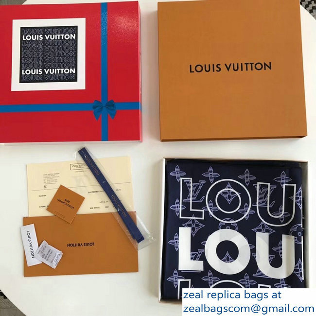 Louis Vuitton Square Silk Scarf 05 2018 - Click Image to Close