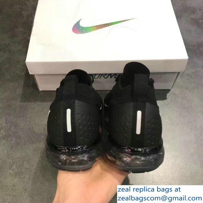 Nike Air VaporMax Flyknit 2 Running Sneakers Black/White