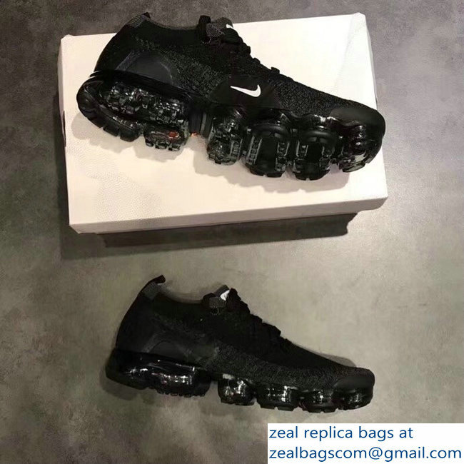 Nike Air VaporMax Flyknit 2 Running Sneakers Black