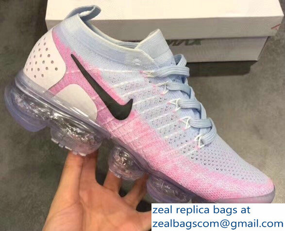 Nike Air VaporMax Flyknit 2 Running Sneakers Pink - Click Image to Close