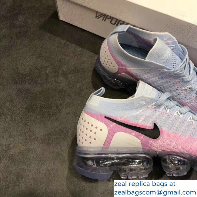 Nike Air VaporMax Flyknit 2 Running Sneakers Pink