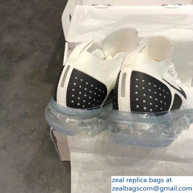 Nike Air VaporMax Flyknit 2 Running Sneakers White/Black