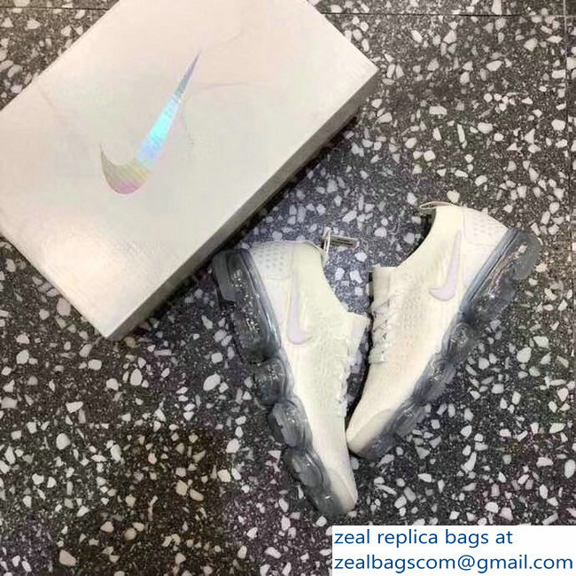 Nike Air VaporMax Flyknit 2 Running Sneakers White