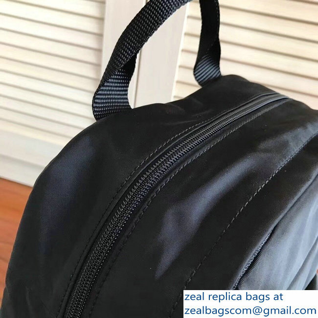 Prada Fabric Backpack Bag BZ0026 Black 2018 - Click Image to Close