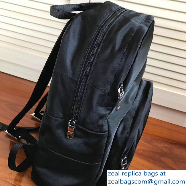 Prada Fabric Backpack Bag BZ0026 Black 2018 - Click Image to Close