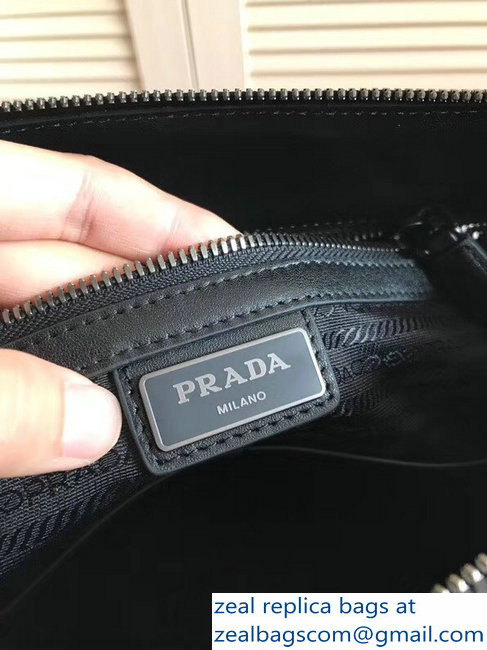 Prada Leather Briefcase Bag 2G085 Black - Click Image to Close