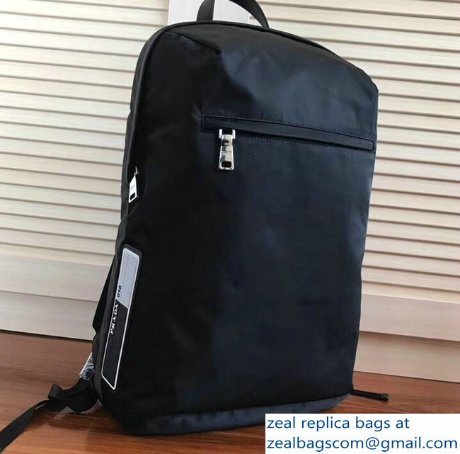 Prada Nylon Backpack Bag 2VZ021 Black 2018 - Click Image to Close