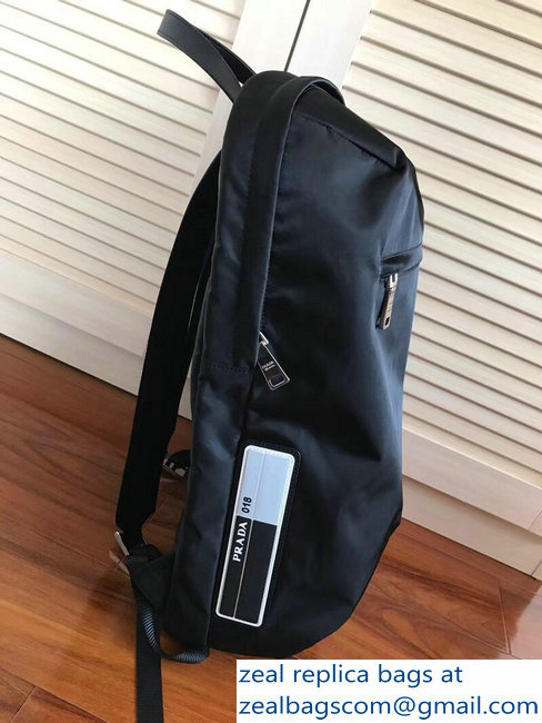 Prada Nylon Backpack Bag 2VZ021 Black 2018