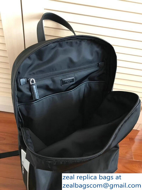 Prada Nylon Backpack Bag 2VZ021 Black 2018