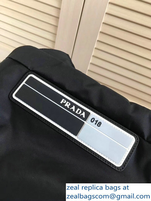 Prada Nylon Backpack Bag 2VZ021 Black 2018