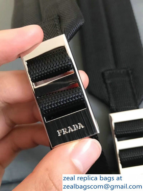 Prada Nylon Backpack Bag 2VZ021 Gray 2018 - Click Image to Close