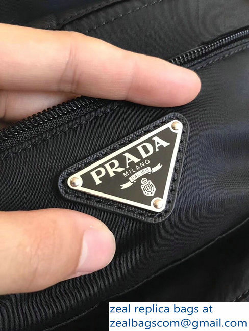 Prada Nylon Backpack Bag 2VZ025 Black 2018 - Click Image to Close