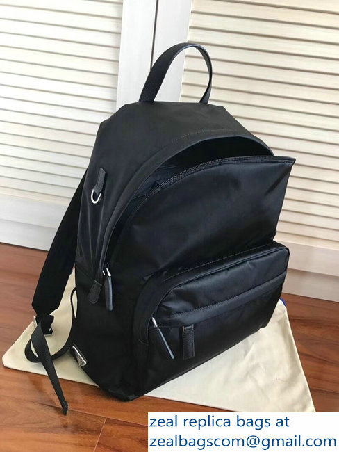 Prada Nylon Backpack Bag 2VZ066 Black 2018 - Click Image to Close