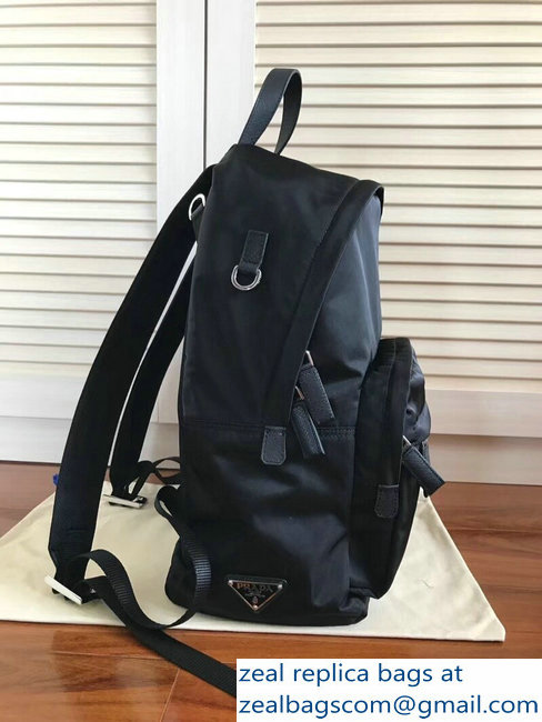 Prada Nylon Backpack Bag 2VZ066 Black 2018 - Click Image to Close