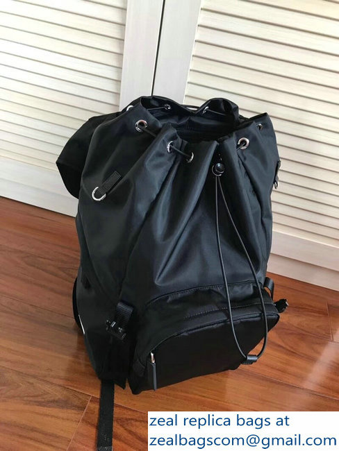 Prada Nylon Backpack Bag 2VZ135 Black 2018