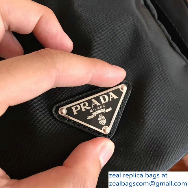 Prada Nylon Backpack Bag 2VZ135 Black 2018 - Click Image to Close