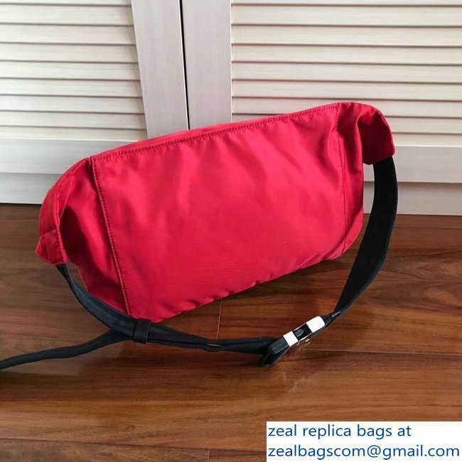 Prada Nylon Fanny Pack Belt Bag 2VL004 Red 2018