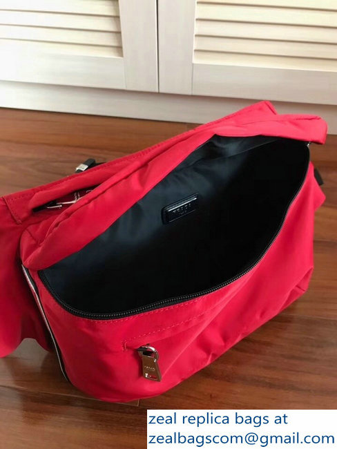 Prada Nylon Fanny Pack Belt Bag 2VL004 Red 2018