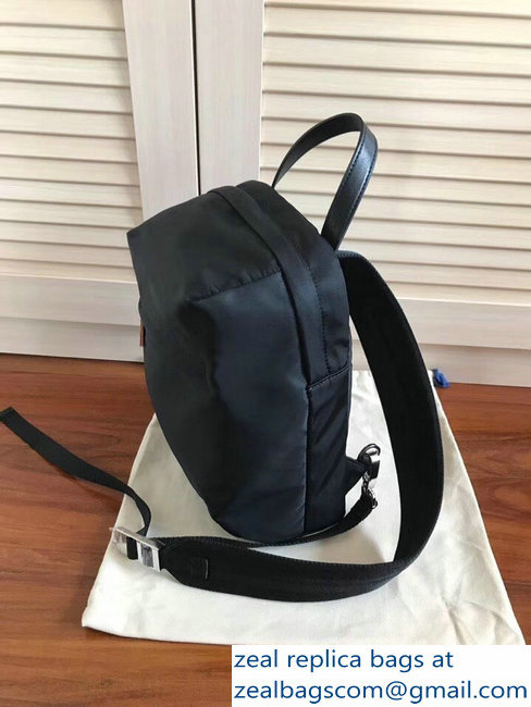 Prada Nylon One-Shoulder Backpack Bag 2VZ023 Black 2018