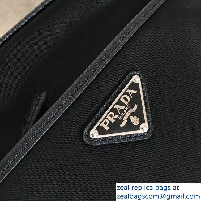 Prada Nylon Shoulder Bag 2VH002 Black 2018