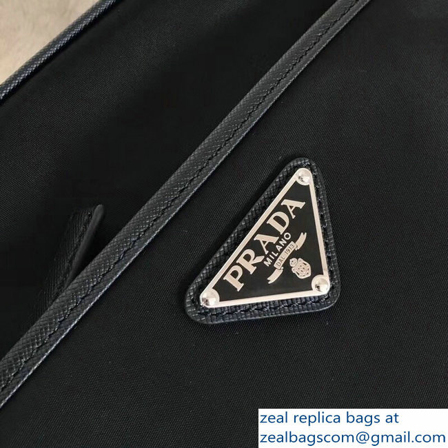 Prada Nylon Shoulder Bag 2VH002 Black 2018 - Click Image to Close