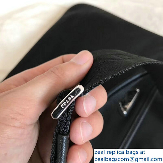 Prada Nylon Shoulder Bag 2VH053 Black 2018