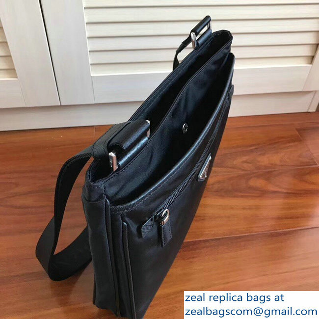 Prada Nylon Shoulder Bag 2VH251 Black 2018
