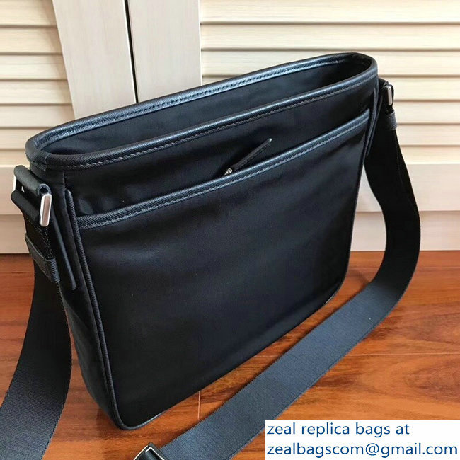 Prada Nylon Shoulder Bag 2VH797 Black 2018