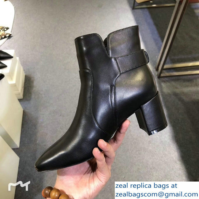 Roger Vivier Heel 5cm Polly Ankle Boots Black 2018 - Click Image to Close