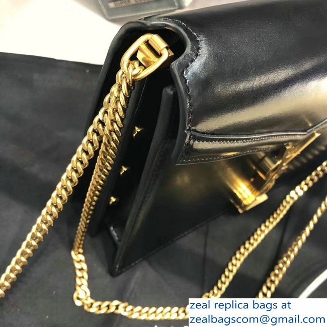 Saint Laurent Cassandra Monogram Bag 532750 Black 2018 - Click Image to Close