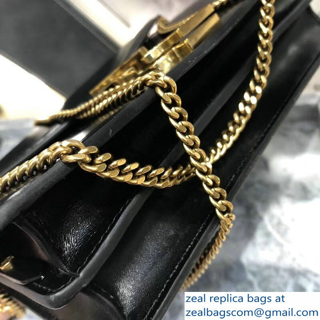 Saint Laurent Cassandra Monogram Bag 532750 Black 2018 - Click Image to Close