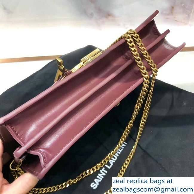 Saint Laurent Cassandra Monogram Bag 532750 Burgundy 2018