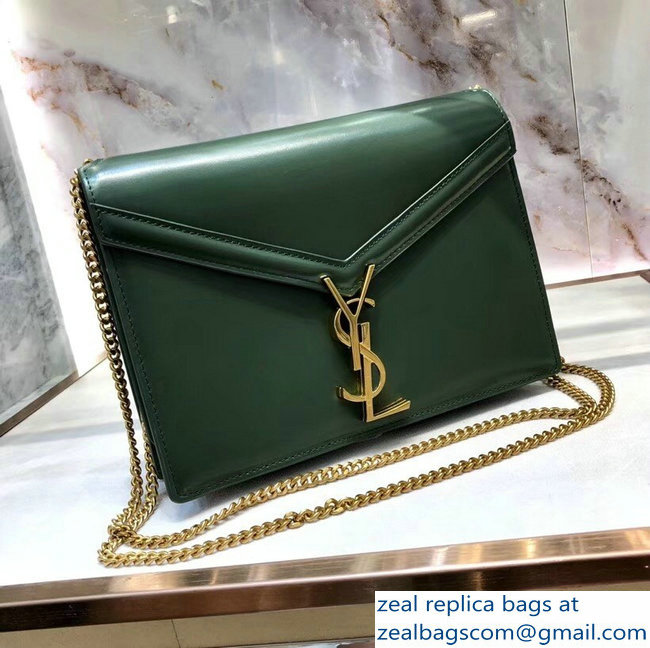 Saint Laurent Cassandra Monogram Bag 532750 Green 2018 - Click Image to Close