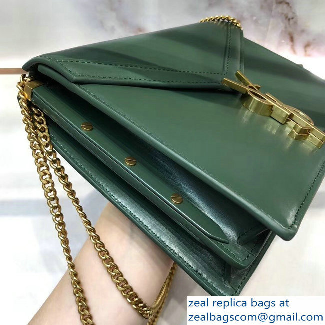 Saint Laurent Cassandra Monogram Bag 532750 Green 2018 - Click Image to Close