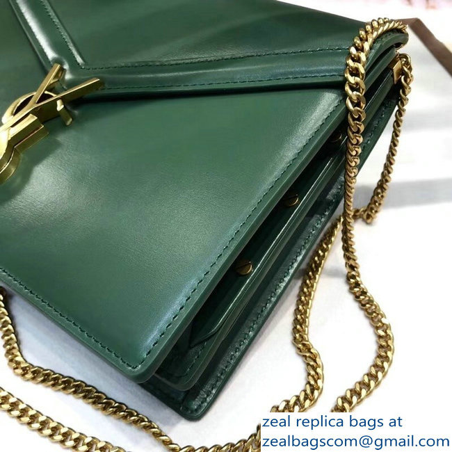 Saint Laurent Cassandra Monogram Bag 532750 Green 2018 - Click Image to Close