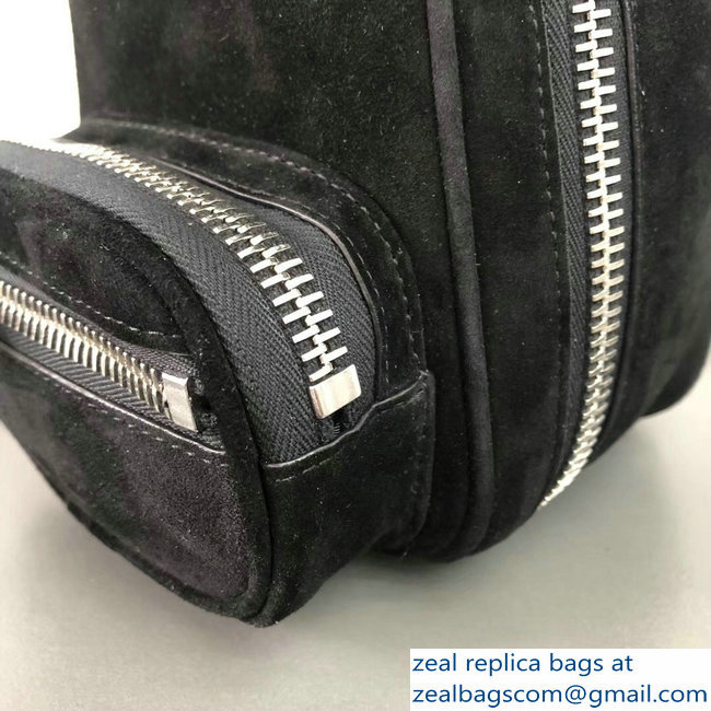 Alexander Wang Attica Mini Backpack Crossbody Bag Suede Black 2018